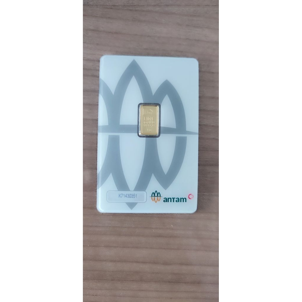 LM Emas antam 1gr gram dan 3 gr gram