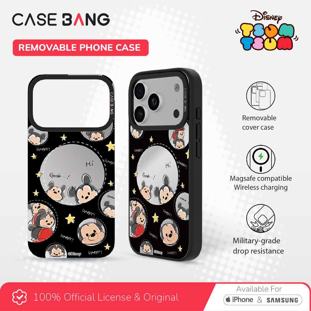 Casebang Removable Phone Case Cover Tsumtsum Series - Tsumtsum Look Magnetic Casing Iphone