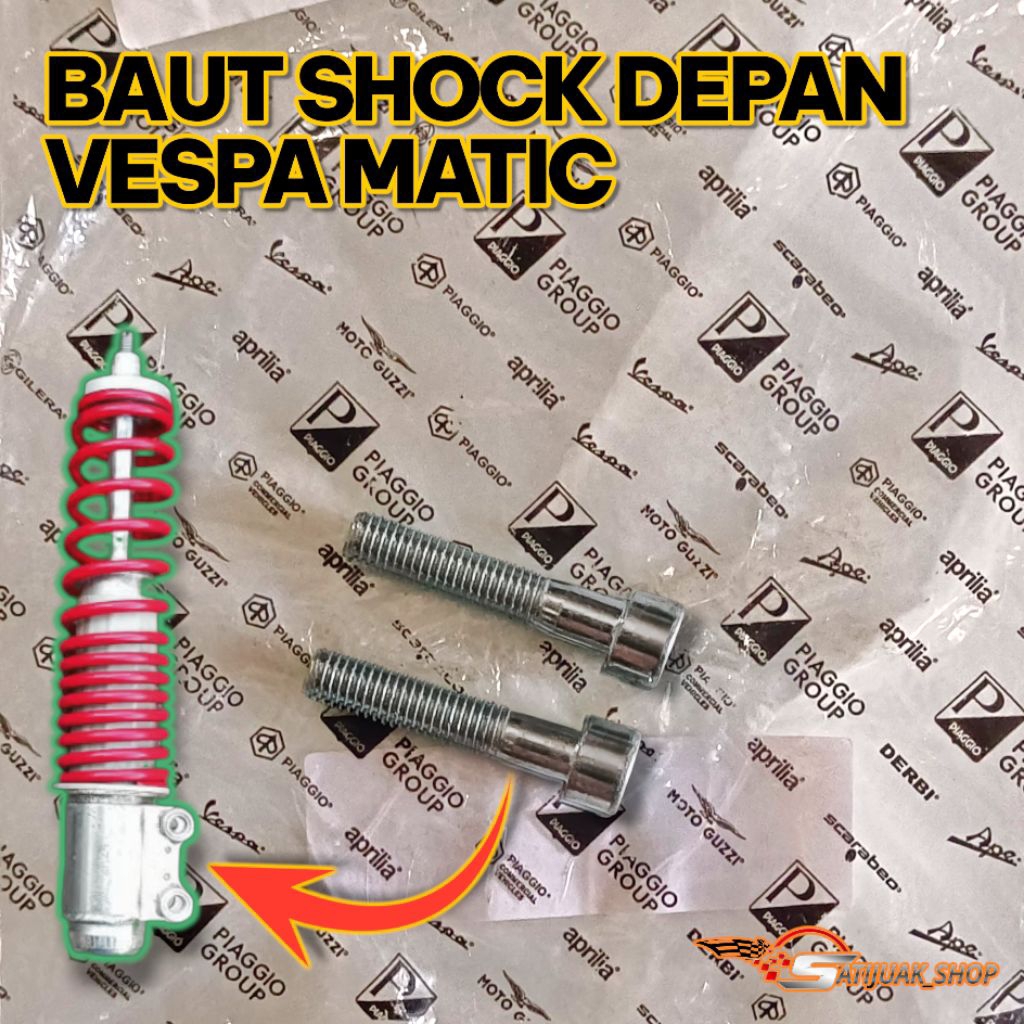 BAUT SHOCK DEPAN VESPA MATIC GT GTS GTV SPRINT PRIMAVERA ET4 S LXV LX 2V 3V IGET