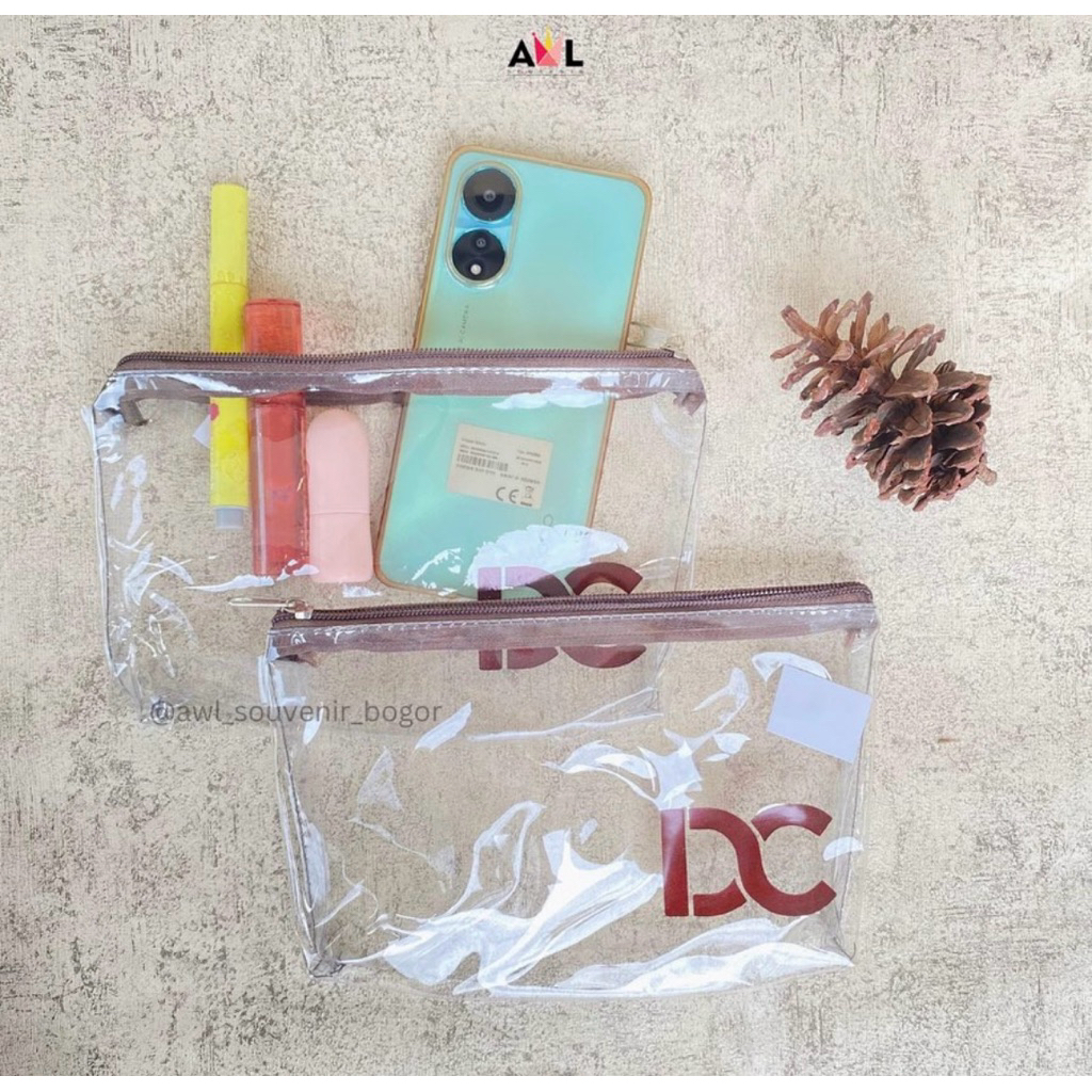 Pouch Mika top zipper besar