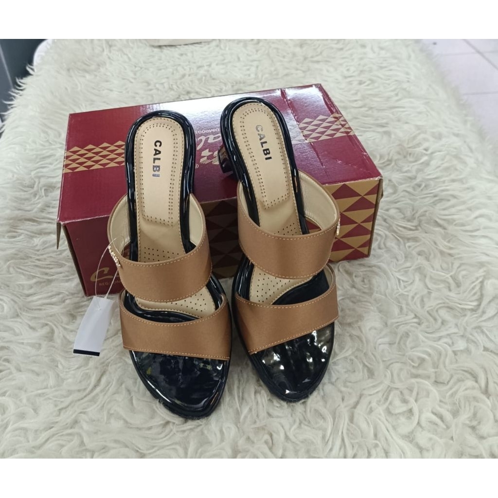 sandal calbi heels tali 2 5cm