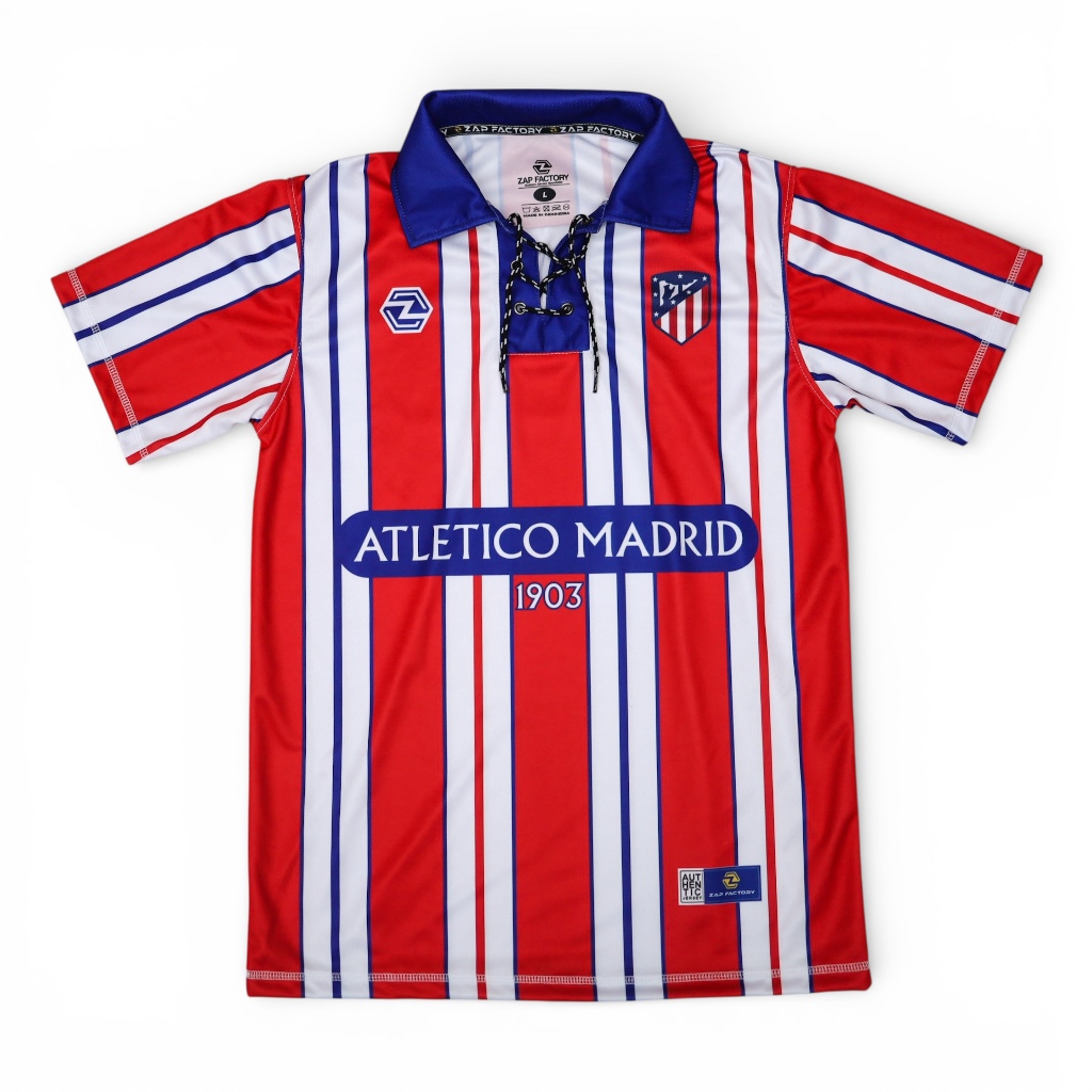 JERSEY / VINTAGE / RETRO / SEPAK BOLA / FUTSAL / FOOTBALL / SOCCER / OLAHRAGA / ATLETICO MADRID