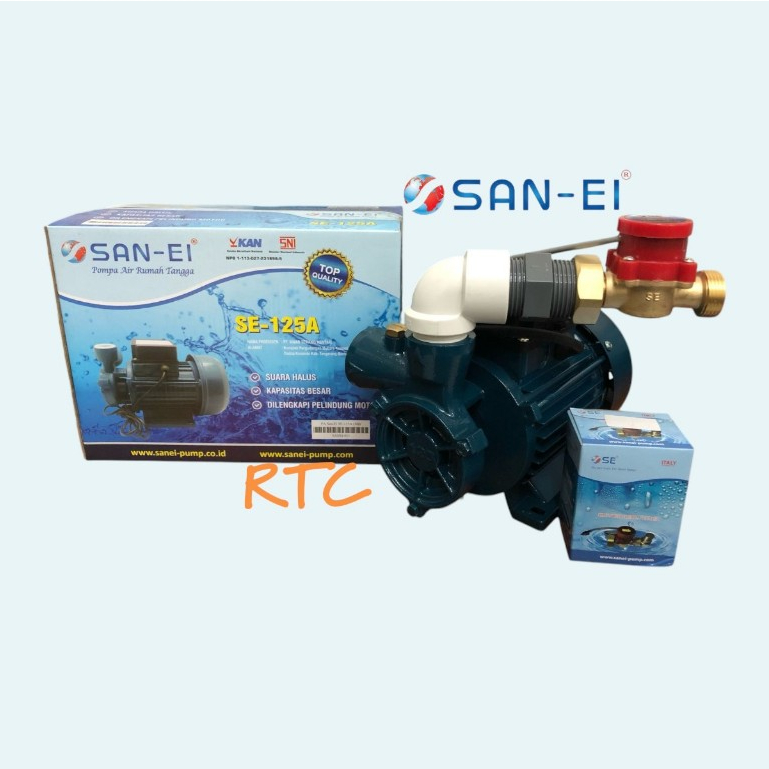 Pompa pendorong booster san ei otomatis flow switch san ei