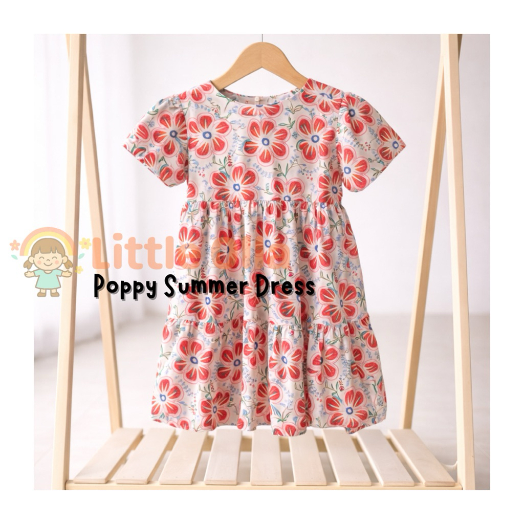 Poppy Summer Dress by Little Olla Kids Wear