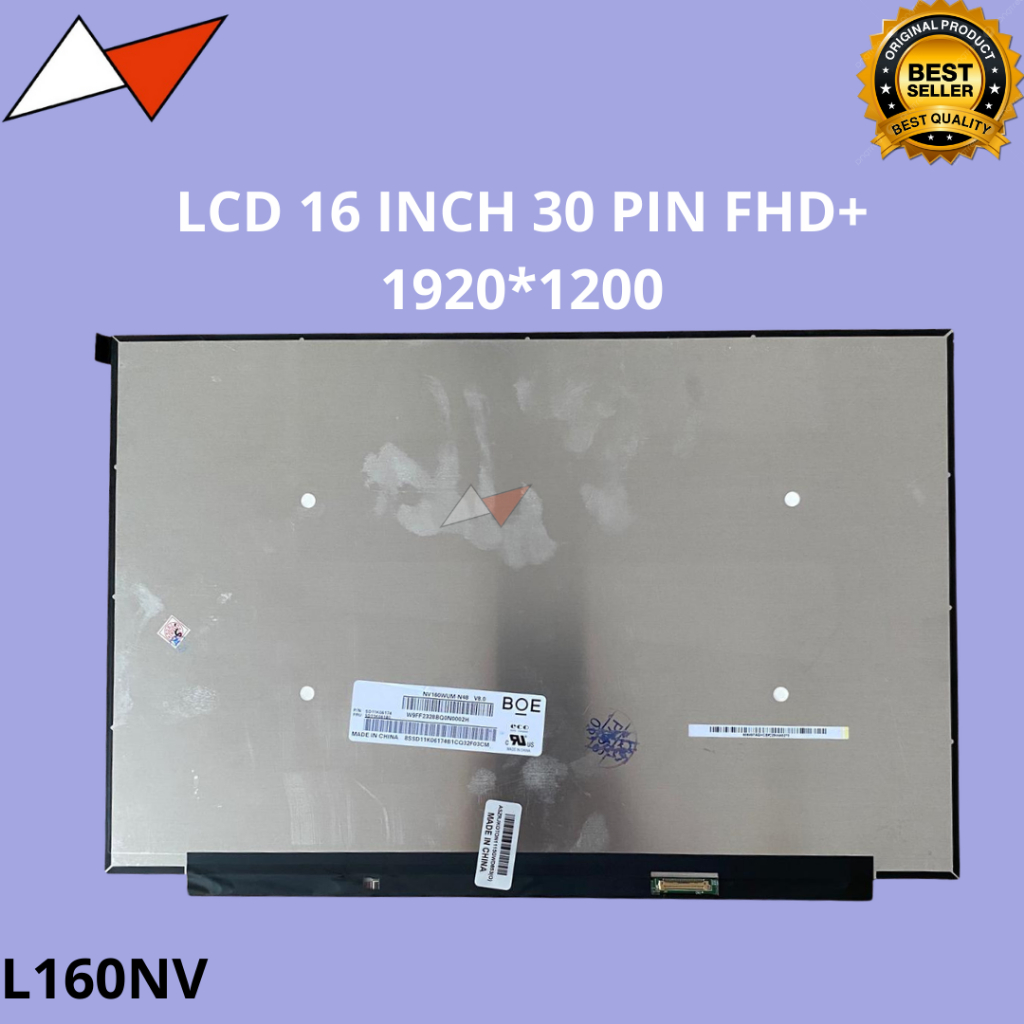 Layar LCD LED Laptop Tecno Megabook K16s 16 inch 30 Pin FHD+