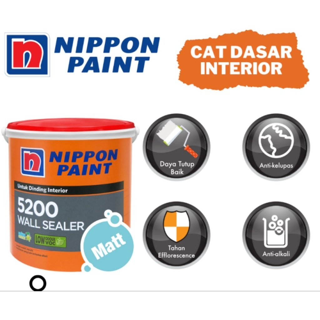 NIPPON WALL SEALER 5200 / CAT DASAR NIPPON PAINT 5200