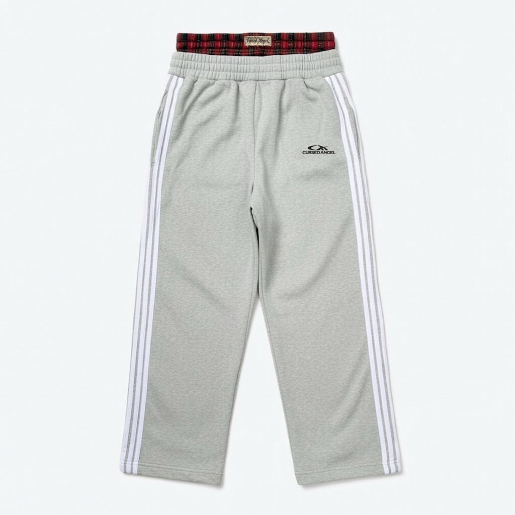 CA Double Waist Sweatpants Grey