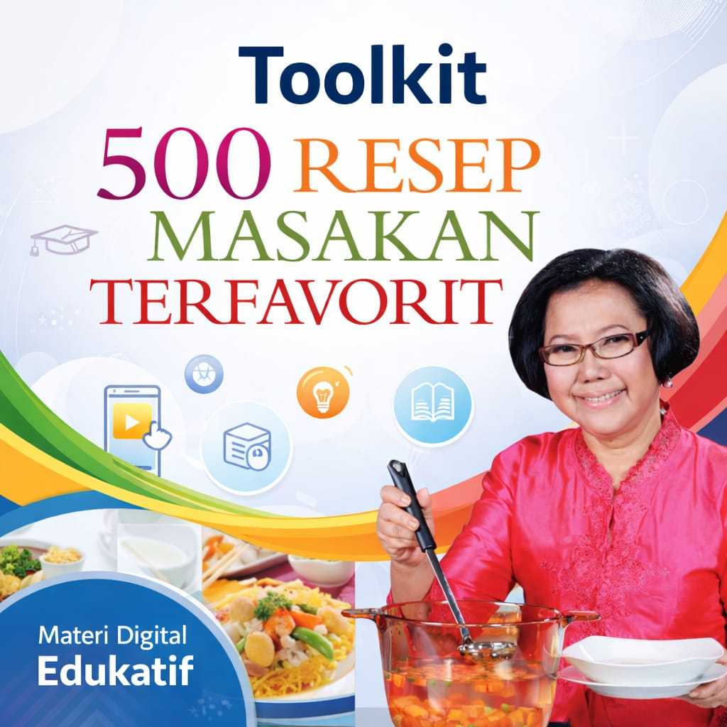 Toolkit 500 Resep Masakan Terfavorit Lengkap & Praktis