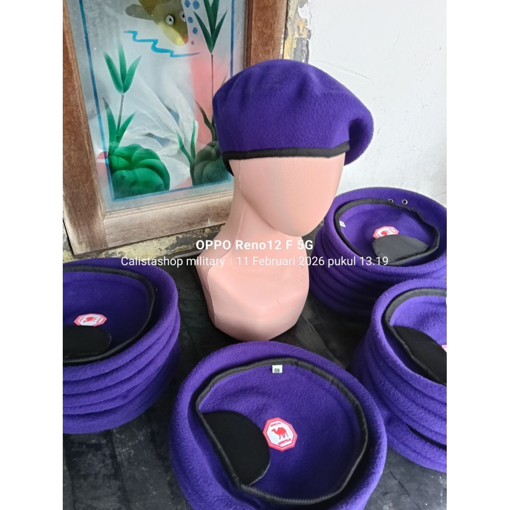 BARET CAMEL UNGU MENWA