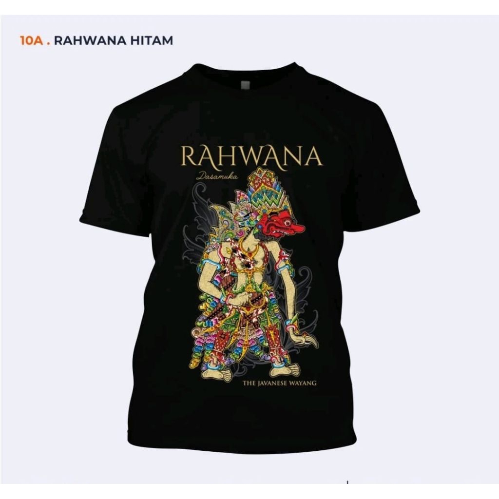 KAOS WAYANG RAHWANA // KAOS WAYANG