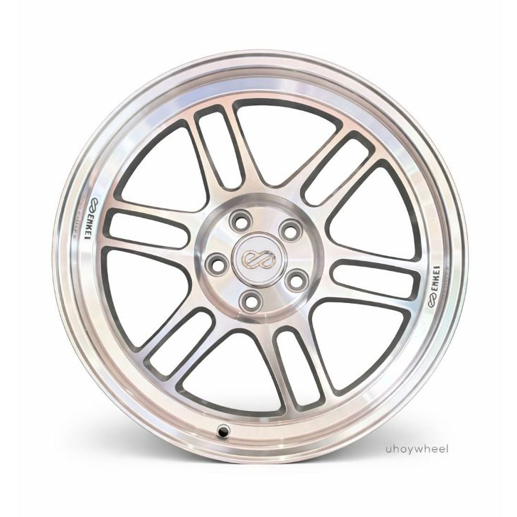 Velg Enkei Rpf 1 RIng 17x8 H5x100 et +40 Silver W/ Lip Polish