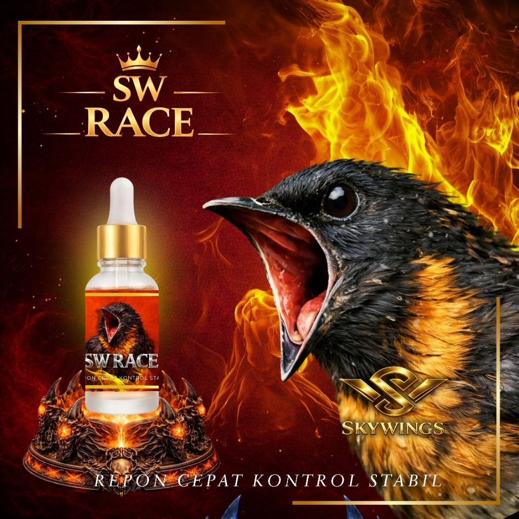 SW RACE dari SKYWINGS Vitamin burung ngelowo nakal nebok