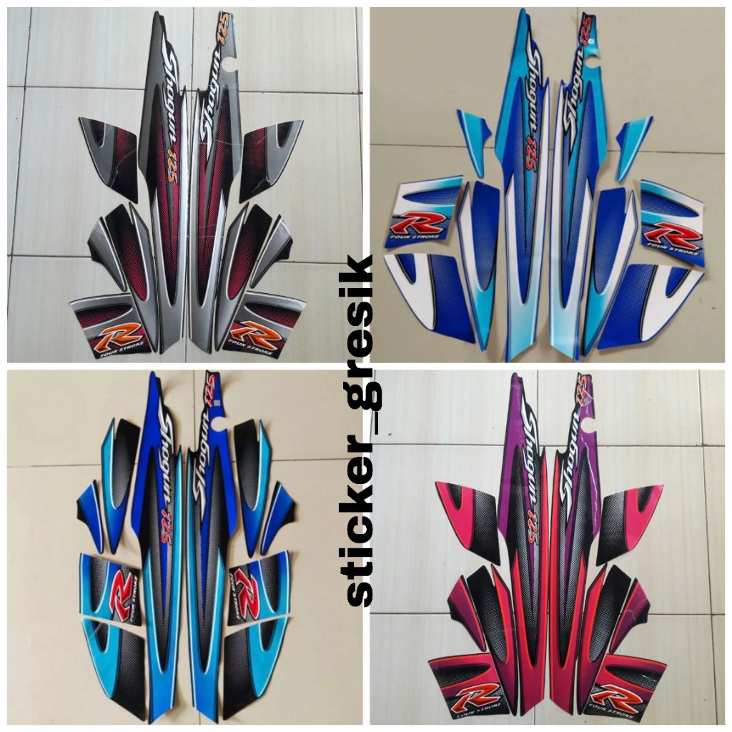 striping sticker shogun R 125 2005