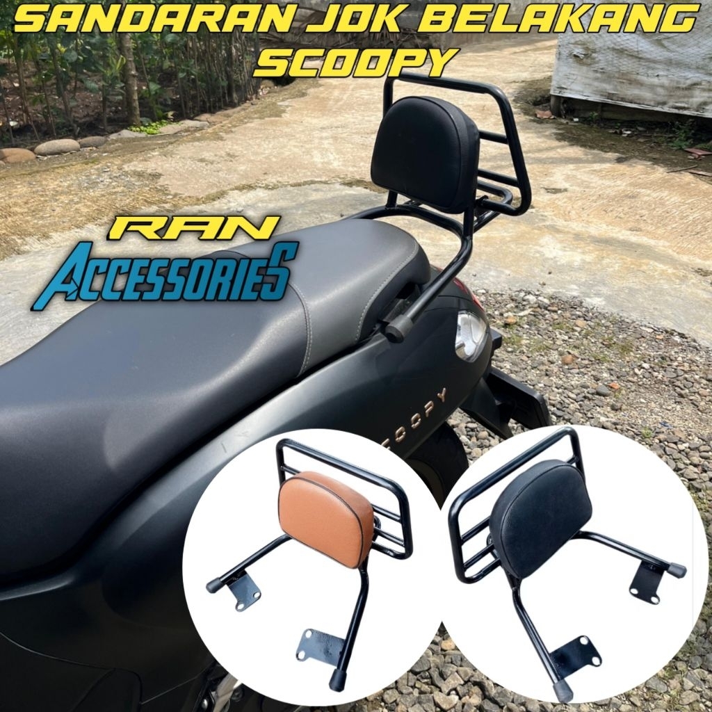 Sandaran Motor Scoopy Lipat Sandaran Motor Scoopy 2025