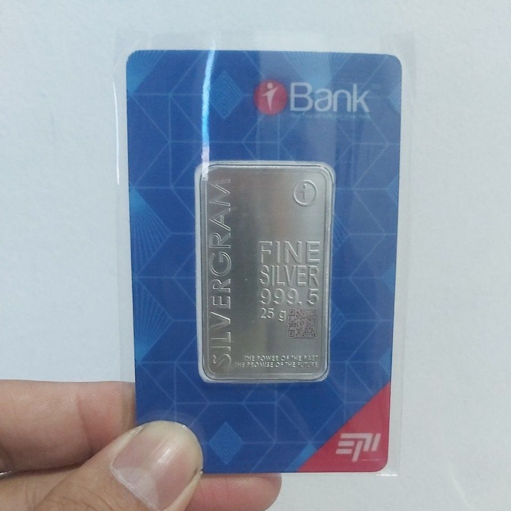 silvergram 25 gram perak murni