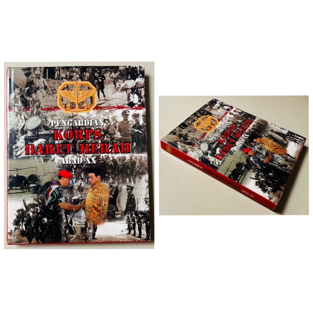 Buku Besar Hardcover : Pengabdian Korps Baret Merah Kopassus Abad XX