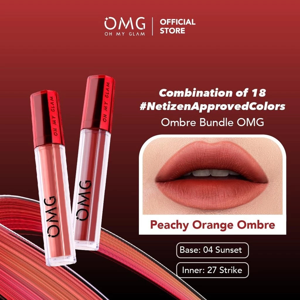 OMG Paket Ombre Lips | OMG Paket Ombre Coffee Edition | Oh My Glam Ombre Lips
