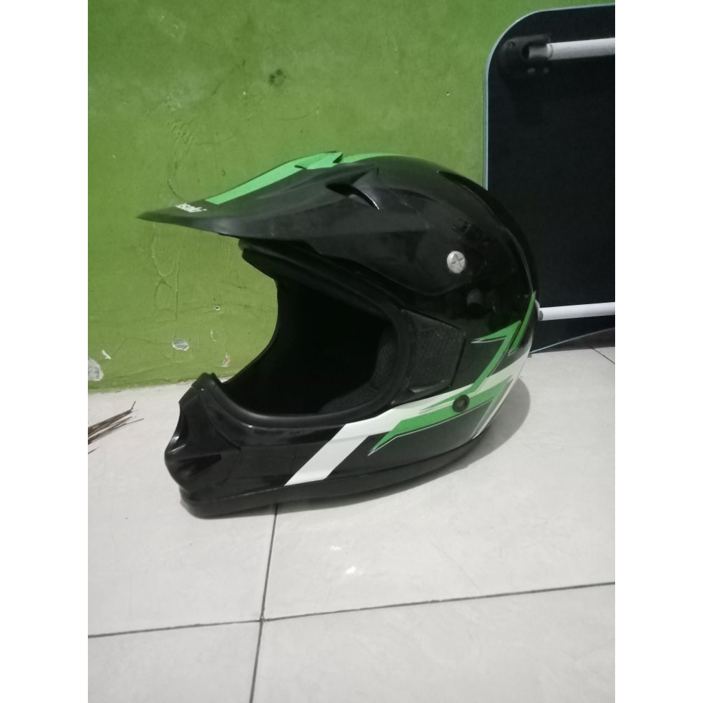 Helm Kawasaki KLX original second