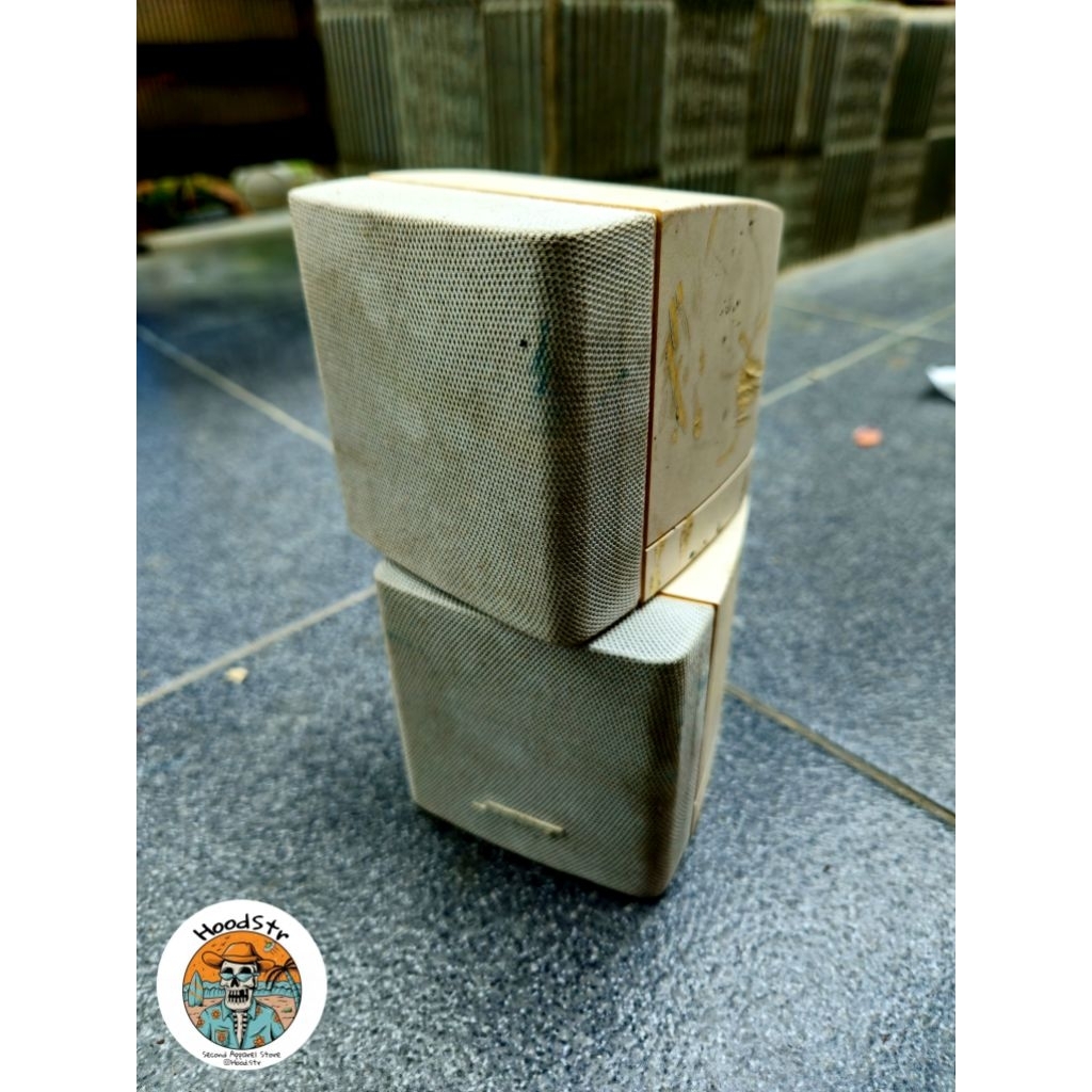 Speaker Bose Acoustimass Double Cube White — Bekas Original