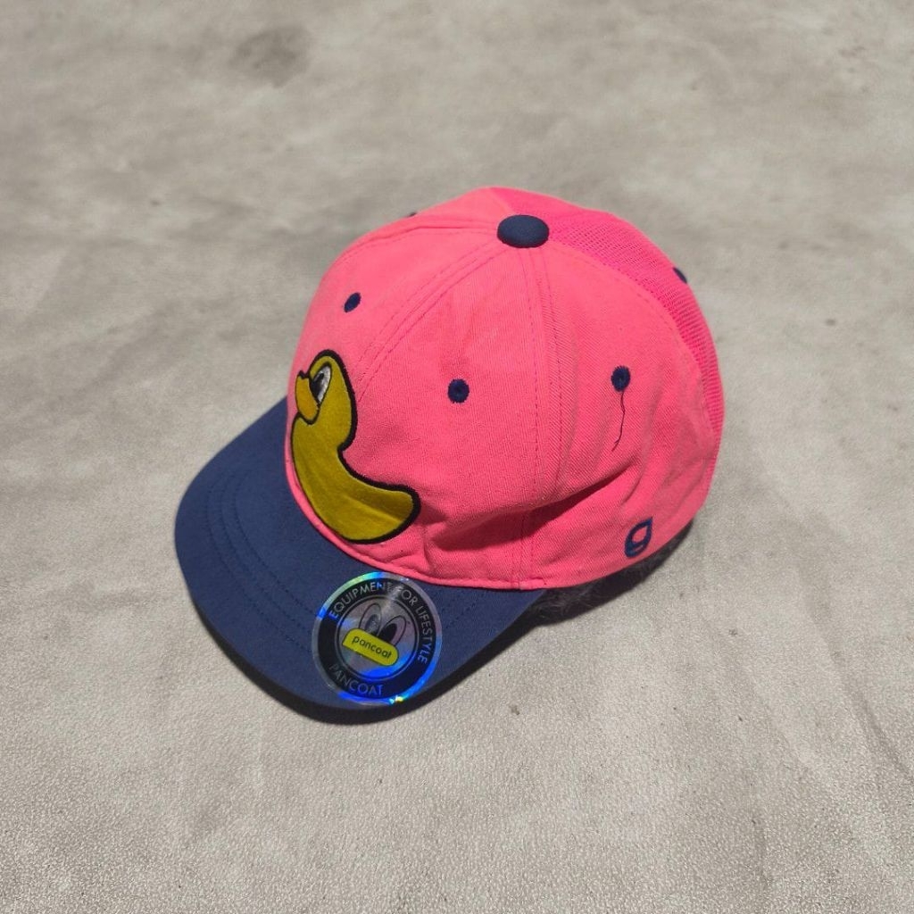 Topi snapback anak pancoat pink