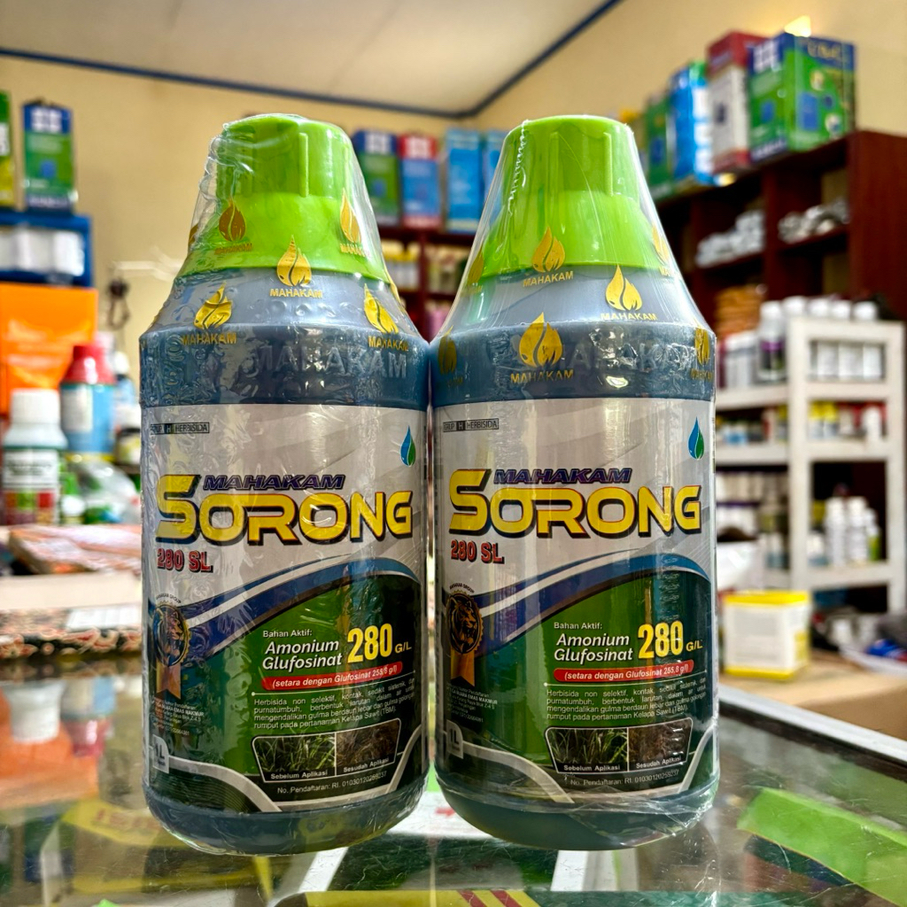 Herbisida Kontak dan Sistemik SORONG 280SL 1 Liter - Pembasmi Lulangan Dosis Tinggi Sorong 280SL