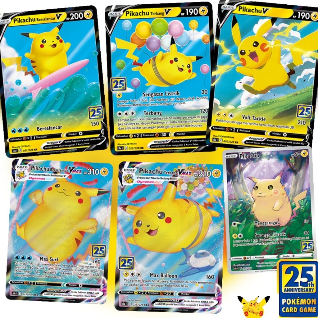 Tcg Pokemon Pikachu Set 25th Anniversary ID