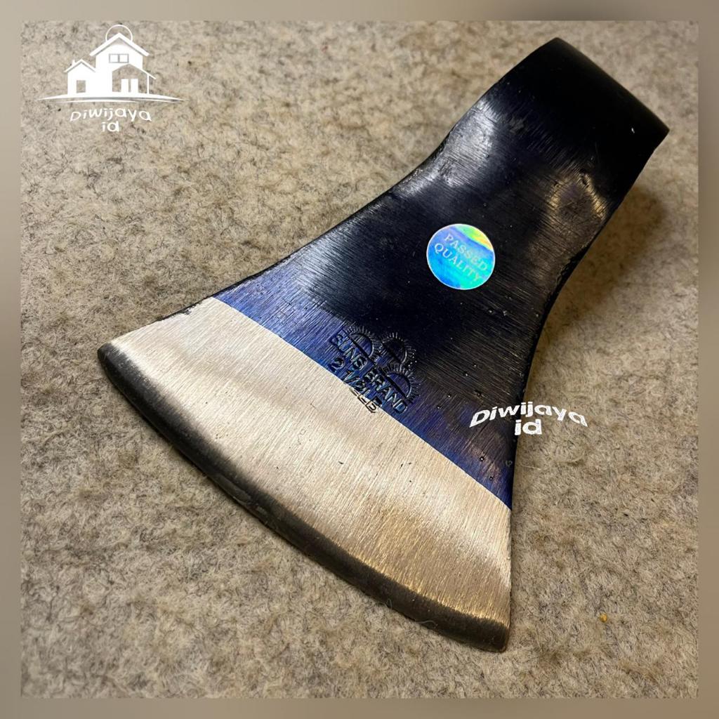 Kepala Kapak Besar Bilah Lebar CAP MATAHARI  SUNRISE 2,5 LB Baja Rel Kereta Api - Kapak Tebang Poton