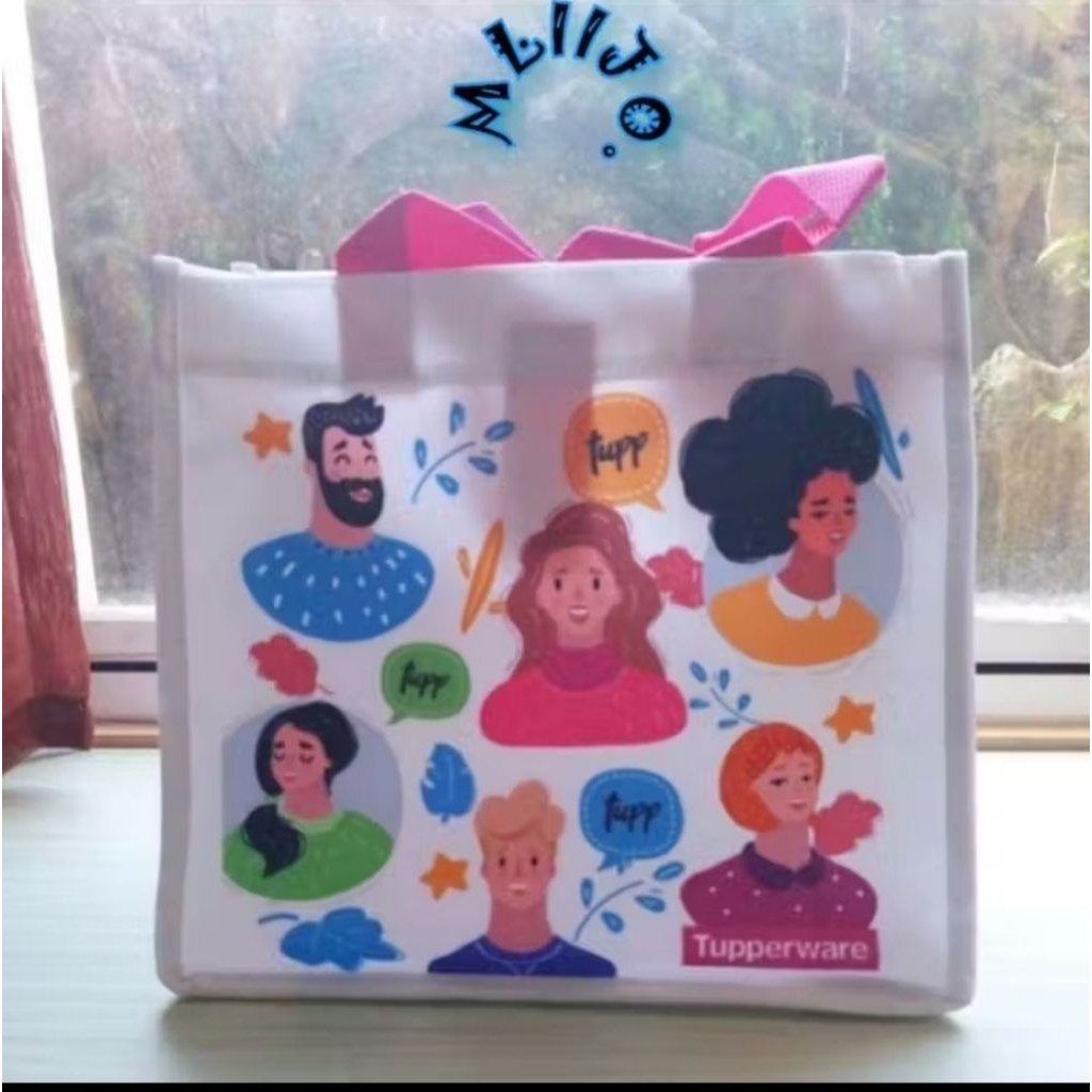 Tupperware tas bekal original warna putih