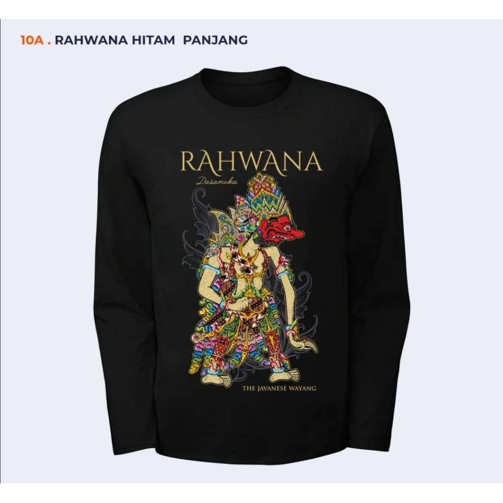 KAOS LENGAN PANJANG WAYANG RAHWANA