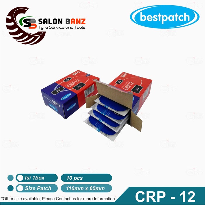 Bestpatch CRP 12 Karet Tambal Ban Tip top / Bestpatch Karet Tambal Ban Luar