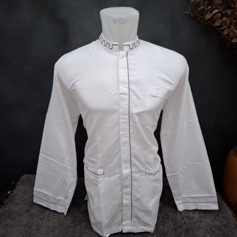 TIRA - KOKO TAMER KHUSUS PUTIH LENGAN PANJANG