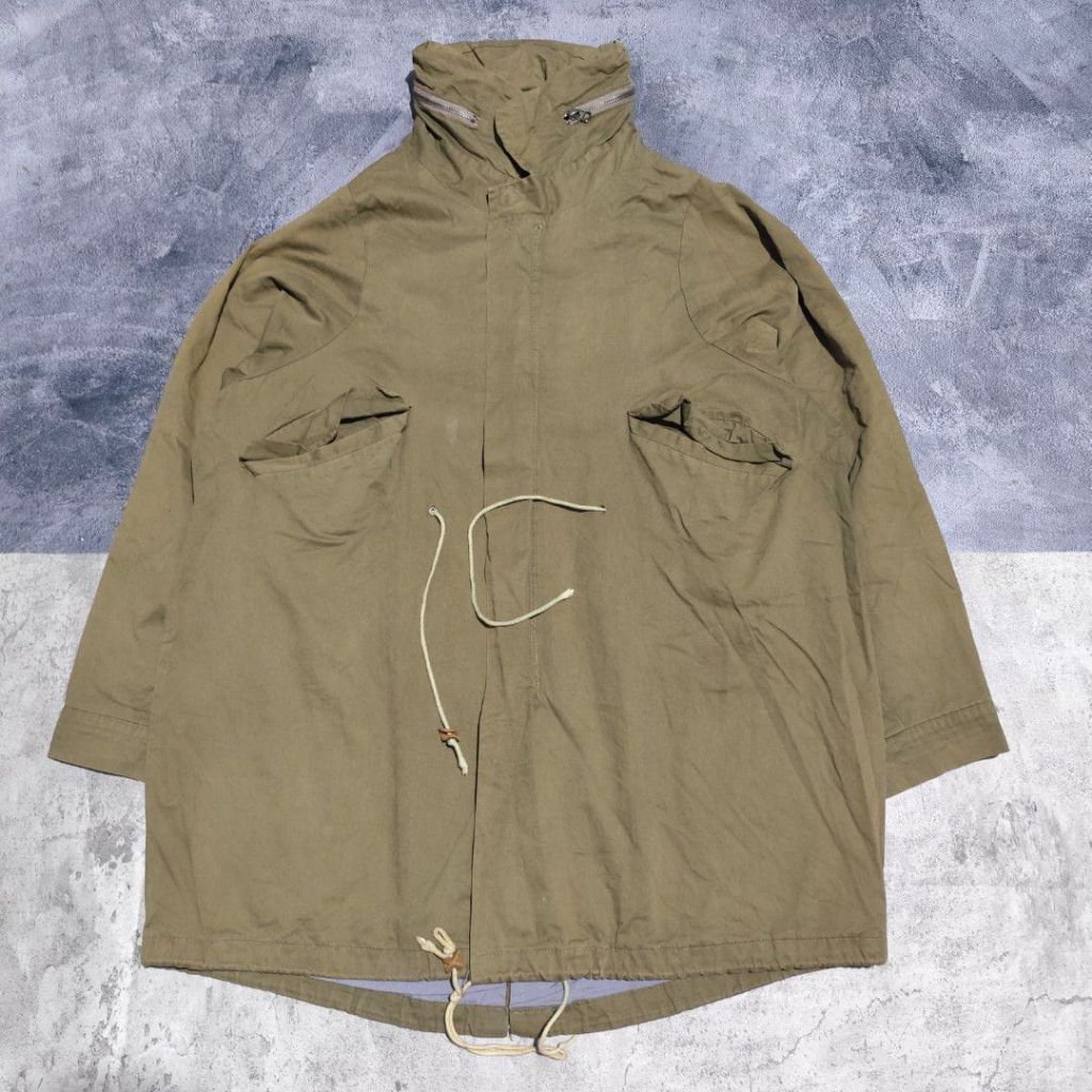 Jaket parka pria undercoverism fishing Tail hijau army