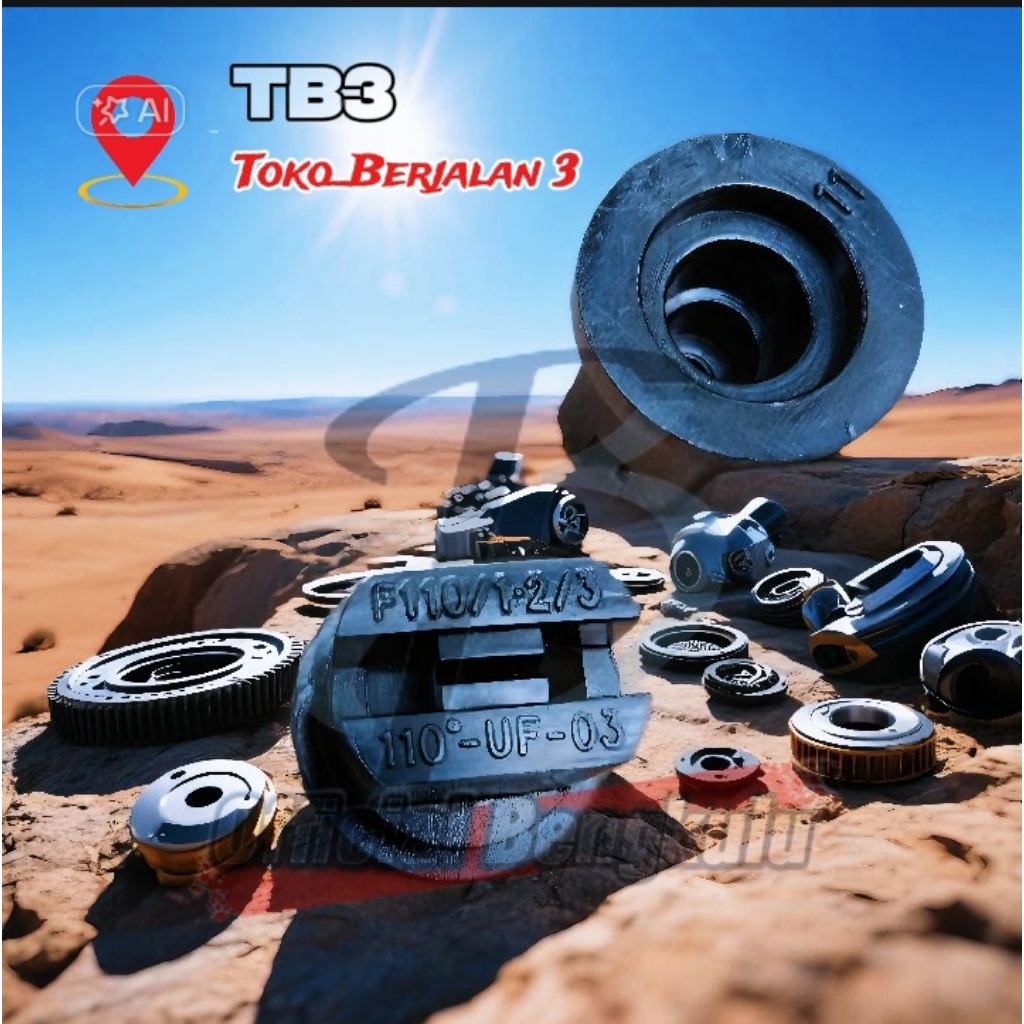 Nozel Sprayer Nozzle Kipas No.1 Original / Spuyer Kipas / Flat Fan (Hitam)