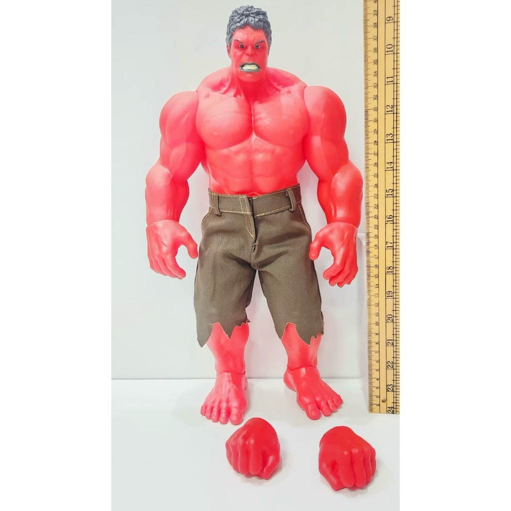 action figure avenger hulk merah jumbo