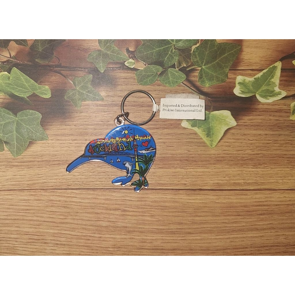 gantungan kunci auckland, souvenir selandia baru, keychain new zealand, oleh-oleh