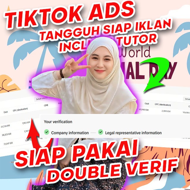 Akun Tiktok Ads Tangguh Verified Sudah Spending |Tutor Iklan
