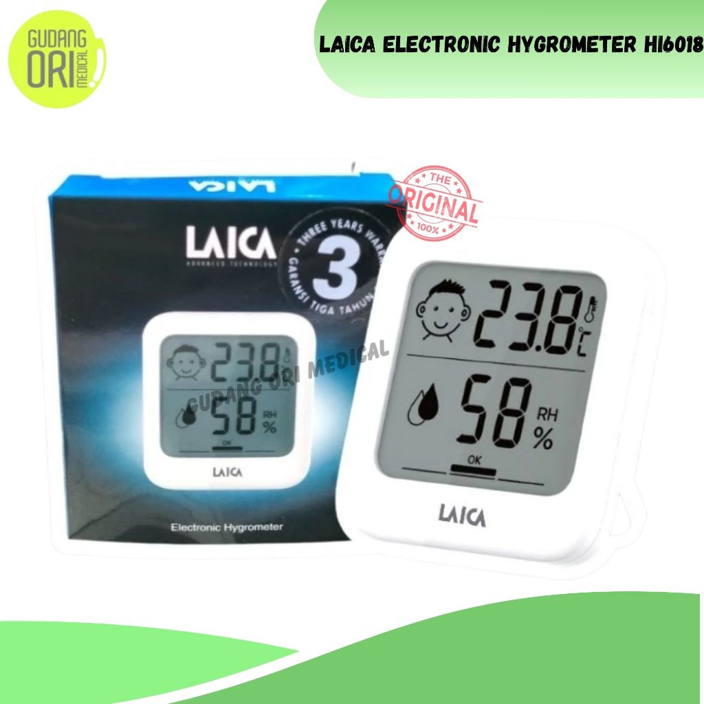 Laica HI6018 Electronic Hygrometer / Thermo Hygrometer