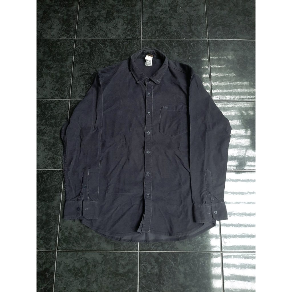 Kemeja Buttondown Corduroy Ouval Rsch Size M-L