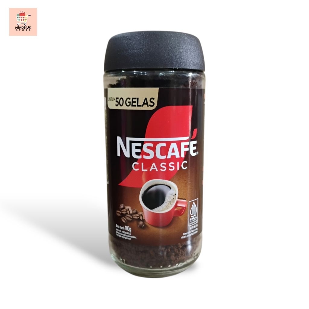Nescafe Classic 100gr Botol - Kopi Instan Nescafe Botol