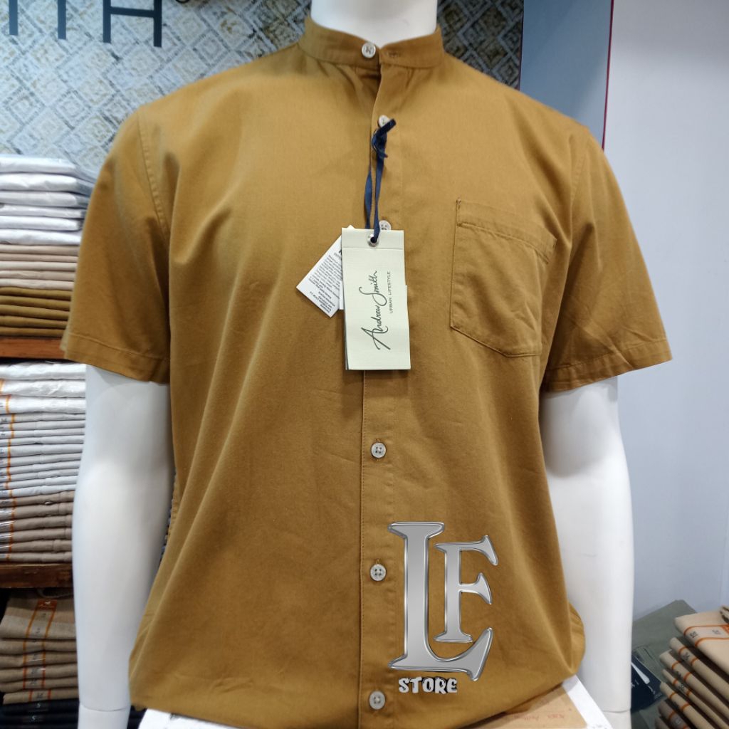 Andrew Smith Kemeja Koko Lengan Pendek AAHAJS 0081P 03D