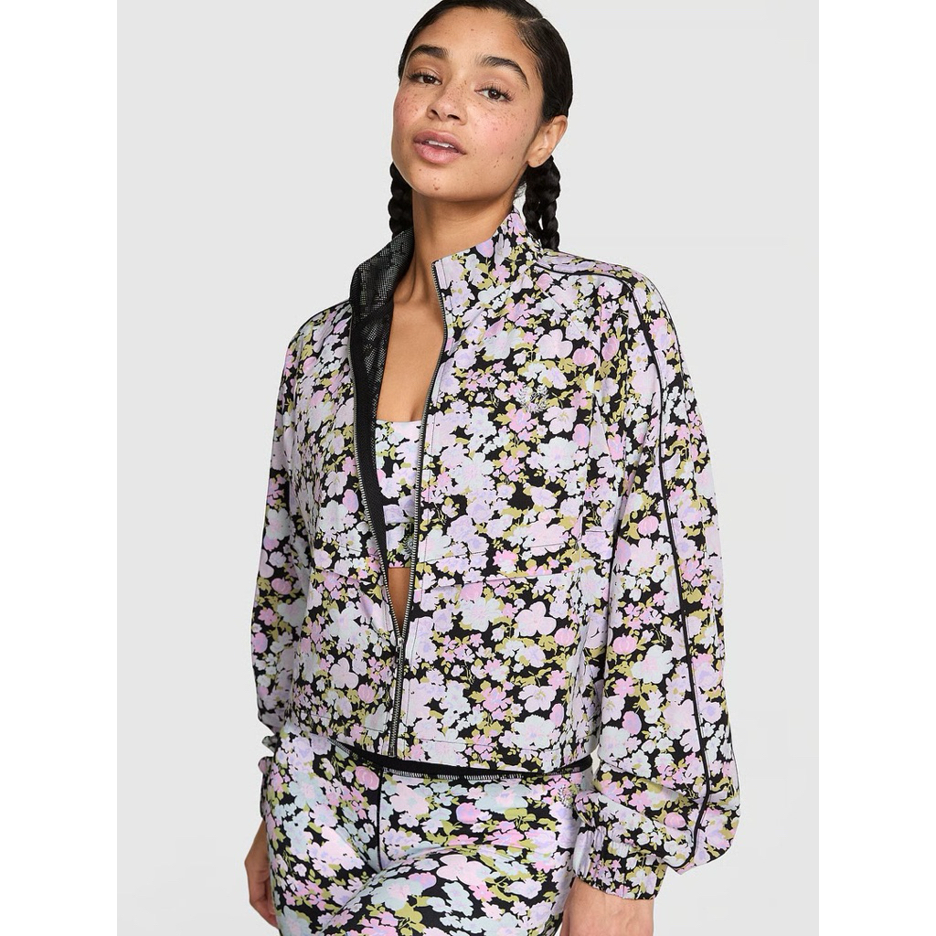 TECH WOVEN CROPPED JACKET Set