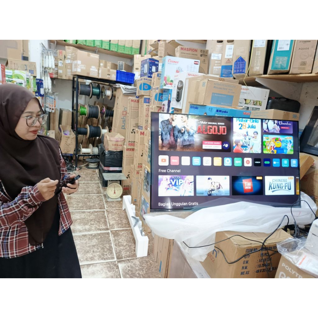 tv coocaa smart tv 43inch