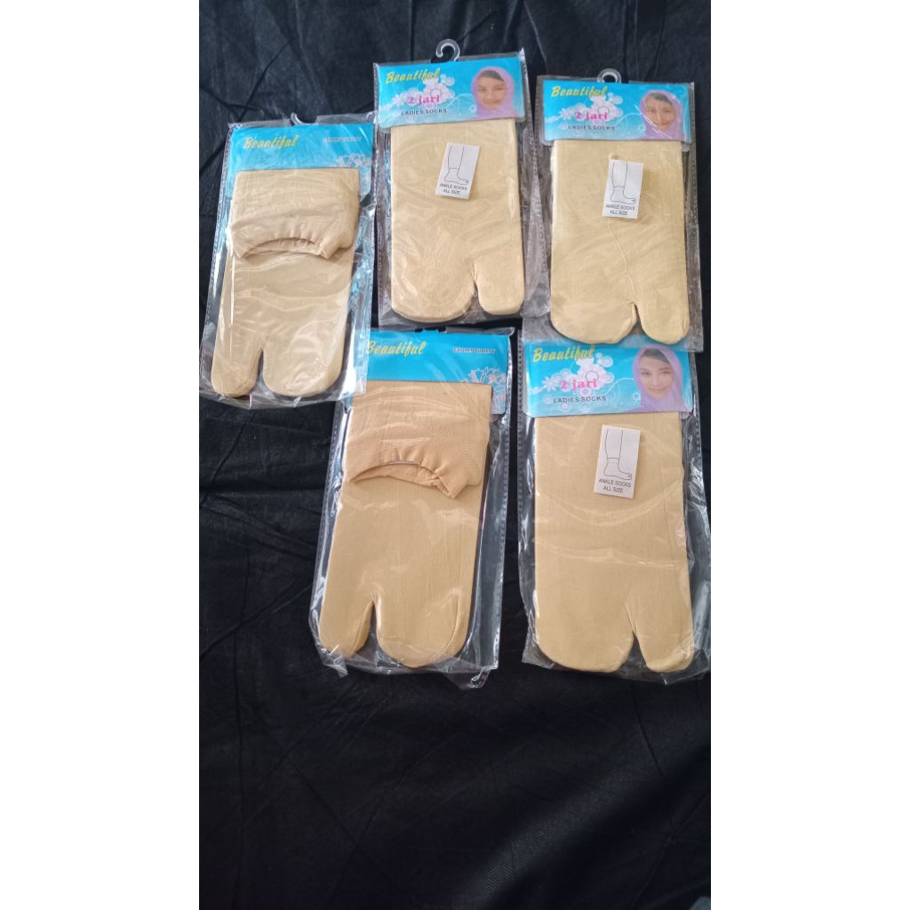 Kaos Kaki Stoking Pendek Nylon - Kaos Kaki Tipis Stoking Wanita Warna Kulit