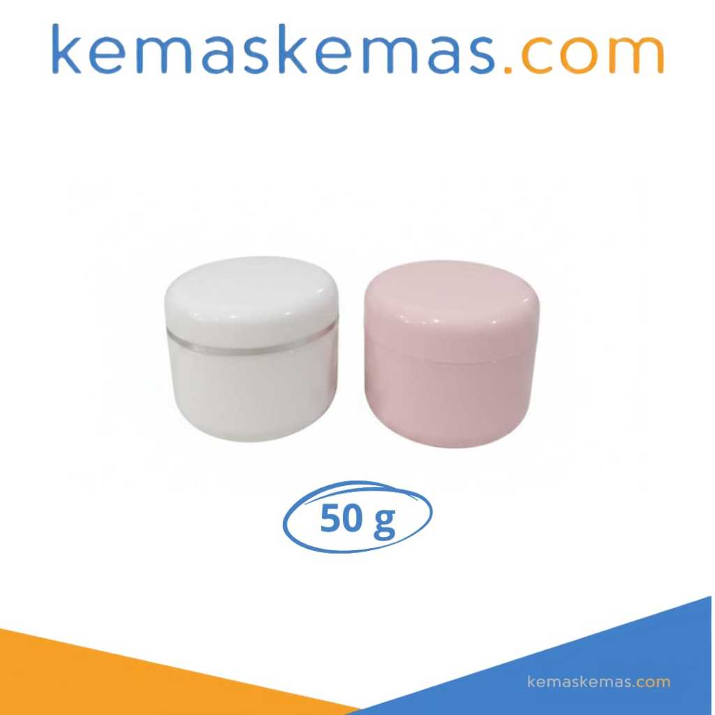 Pot Cream 50g Wadah Cream Pot Jar Kosmetik