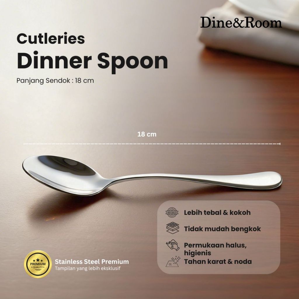 Dine & Room | Dinner Spoon | Sendok Makan