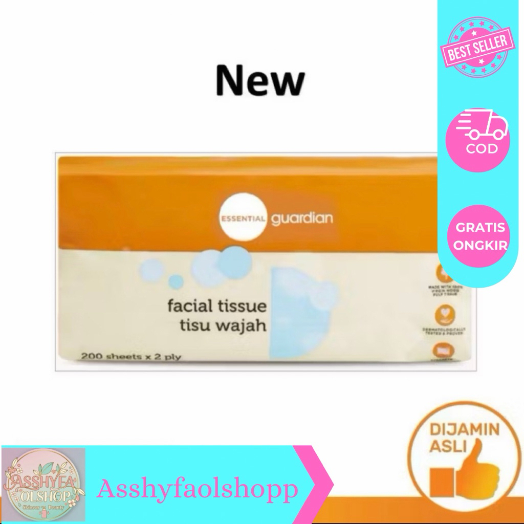 TISSUE WAJAH TISSUE GUARDIAN TISSUE LEMBUT 200 SHET ASLI GUARDIAN PROMO MURAH