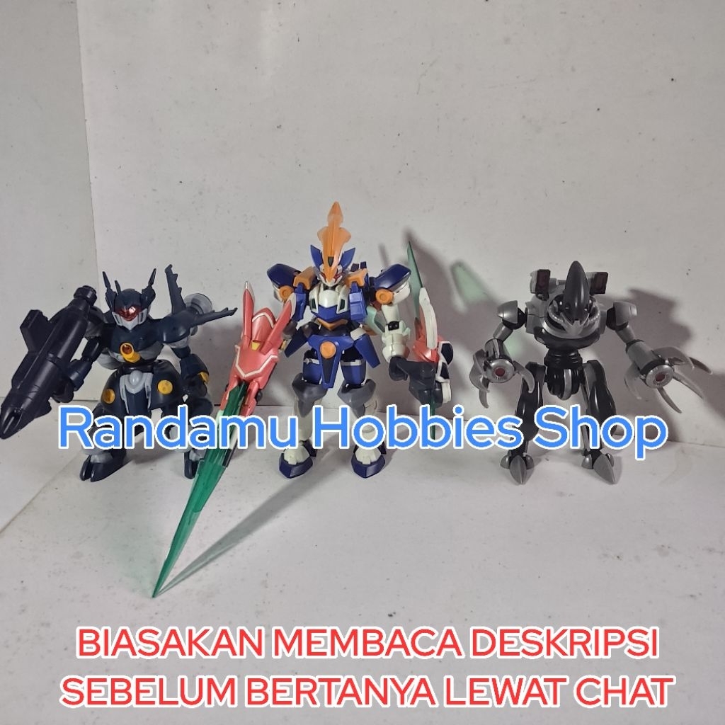 Set 3 LBX Sigma Orbis + Sea Serpent + Inbit [Bandai] - ( TAG : Danball Senki W Wars Gundam SD EG RG 