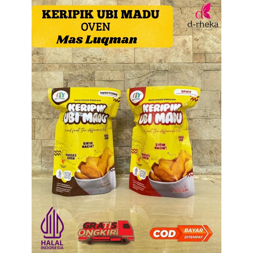 Kripik Ubi Madu Oven Halal UMKM Kebumen 100 gram