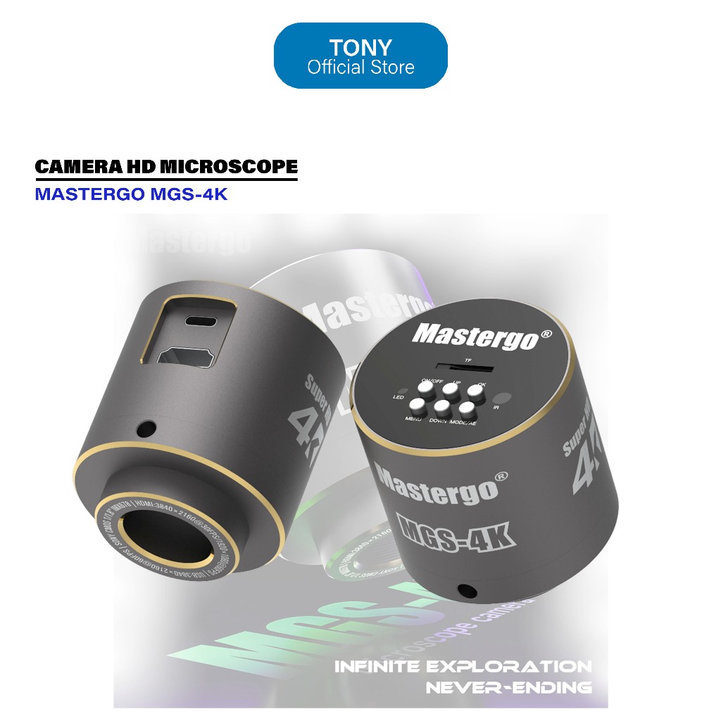MASTERGO MGS-4K CAMERA HD MICROSCOPE ORIGINAL - KAMERA MIKROSKOP 4K 1080 HDMI - CAMERA MICROSCOPE TR