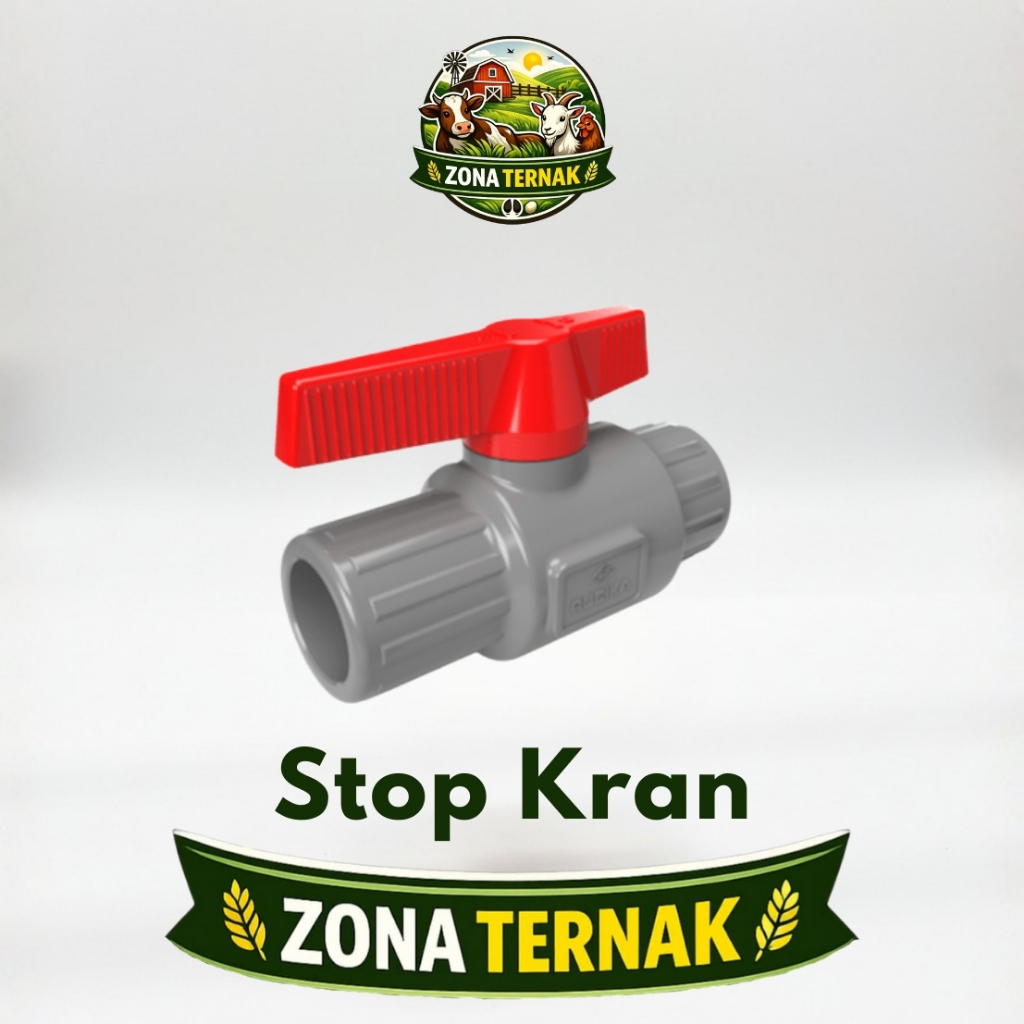Stop Kran 3/4 Inch Bahan PVC